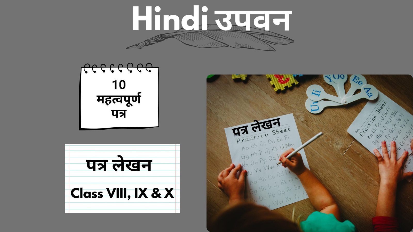 10 महत्वपूर्ण पत्र लेखन अभ्यास